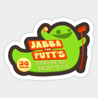 JABBA THE PUTT'S Sticker